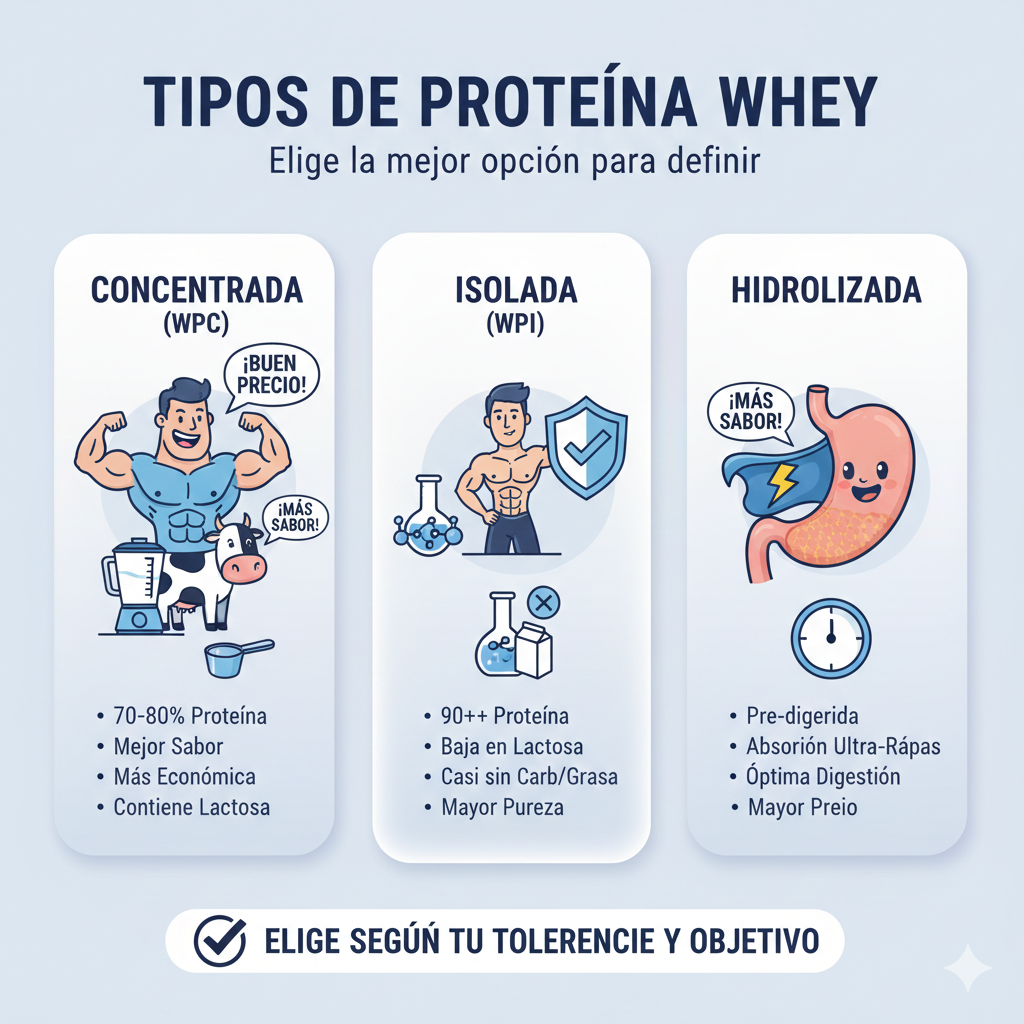 Proteinas whey tipos tipos de proteina whey
