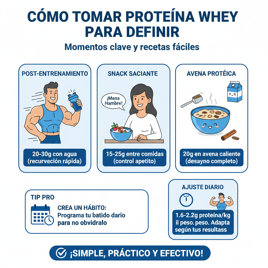 ejemplo como tomar whey como tomar proteina whye